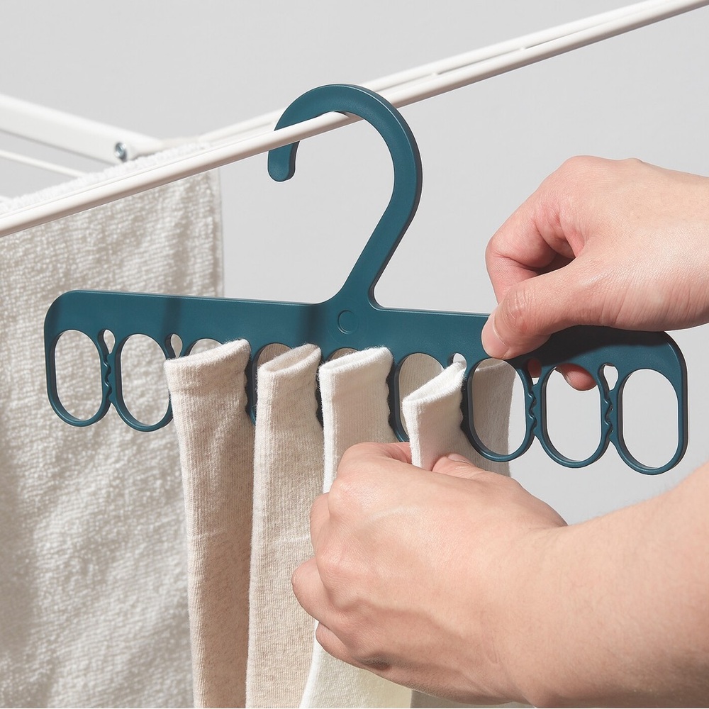 IKEA - SLIBB Hanger with 8 grip clips | New